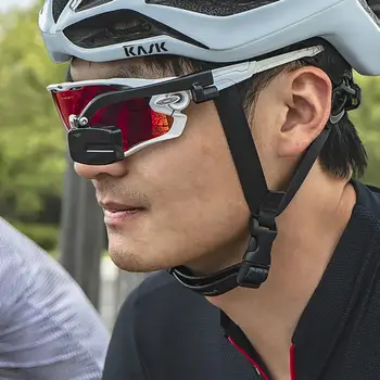 1vnt Dviračių dviračių stiklai Galinio vaizdo veidrodėlis Daugiakampis reguliuojamas mini šalmas Atšvaitas Jojimo dalys Dviračių priedai