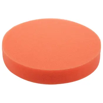 6 colių 150 mm minkštos plokščios kempinės buferio poliravimo padėklo rinkinys automobilių poliravimo priemonei Spalva: oranžinė