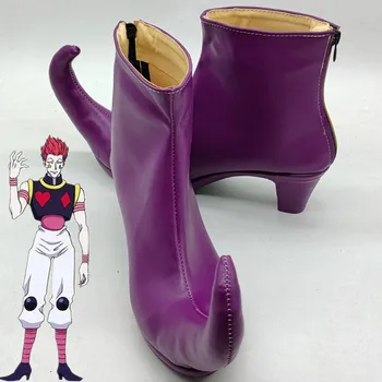 Anime Hunter x Hunter Hyskoa Hisoka Cosplay batai Batai Pagal užsakymą pagaminti Helovino vakarėlio kostiumai Rekvizitai Priedai Batai Suaugę vyrai