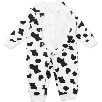 Baby Boy Romper ilgomis rankovėmis Baby Romper Cow Print Baby Bodysuit Baby Fall Apranga (73 dydis)