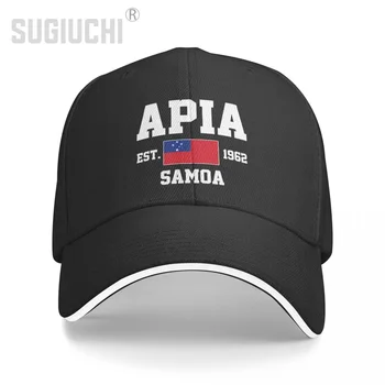Beisbolo kepuraitė Samoa EST.1962 Apia Capital Vyrai Moterys Unisex Hip Hop sumuštinių kepurės Snapback golfo kepurių žvejyba