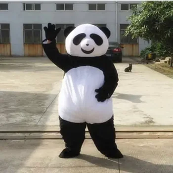 Cosplay iškirptas Panda Bear animacinis filmas Talismanas Kostiumas Scenos šou Reklamos ceremonija Puošni suknelė Vakarėlis Gyvūnų karnavalas atlikti rekvizitus