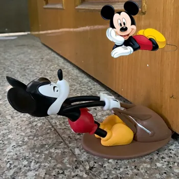 Disney Kawaii Peliuko Mikio durų kamščiai Kūrybingas daugkartinio naudojimo vėjui atsparus namų biuras Apsauga nuo susidūrimo Durų blokatorių dekoravimas