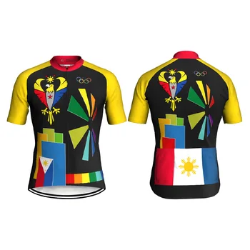 Dviračio marškinėliai trumpomis rankovėmis MTB Filipinų drabužiai Kelių apranga Dviračių mada Sportinis dviratis Striukė Džersis Top Energy dviratininko krūtinė