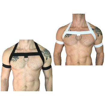 Elastinis krūtinės dirželis seksualus krūtinės diržų diržas, elastinis seksas suvaržo krūtinės tvarstį
