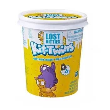 Hasbro Lost Kitties Žaisti Doh Kit-Twins Spalvotas molis Kačių radimas Lėlių žaidimai Vaikų žaislai Gimtadienio dovanos