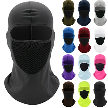 Lauko balaklava viso veido kaukės gaubtas motociklas Bandana dviračių medžioklės kepurė apsauga nuo UV spindulių kaklo gaiteris Dviračių įranga