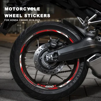 Motociklo rato lipdukas Vandeniui atsparus stebulės lipduko ratlankio juostinė juosta 17 colių Honda CB650R CB 650R 650 R Neo Sports Cafe 2019-2021