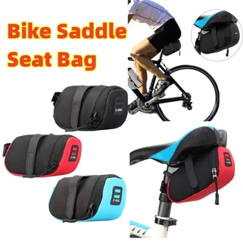 nailoninis dviračio balno krepšys kalnų kelio dviračio sėdynės laikymo krepšys vandeniui atsparus dviračių uodegos galinis maišelis sėdynės krepšys dviračių priedai