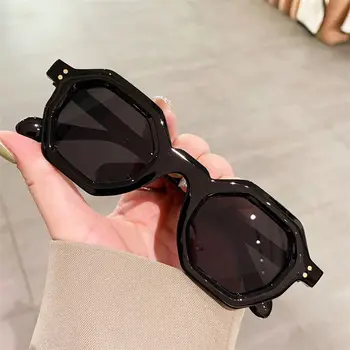 Polygon Square Moteriški akiniai nuo saulės Populiarūs maži lauko sportiniai akiniai UV400 apsauginės kniedės, akiniai nuo saulės moterims ir vyrams