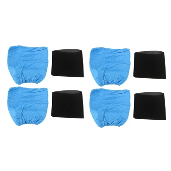 Tekstiliniai filtrų maišeliai Šlapias ir sausas putų filtras Karcher MV1 WD1 WD2 WD3 dulkių siurblio filtro maišelis dulkių siurblys 8PCS
