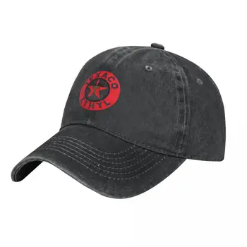 Texaco Džinsinis beisbolo kepuraitės istorijos logotipas Kpop Trucker skrybėlė Nuo saulės apsaugantys vyrai Moterys Klasikinio dizaino snapback kepurė