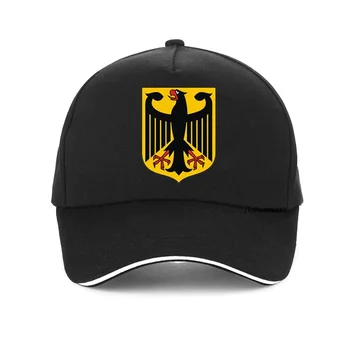 Vokietijos herbas Beisbolo kepuraitė Nauja neutrali medvilnė lauke Vokietijos vėliava Patriot Skrybėlė Mados ženklelis Vyrai moterų kepurės kaulas