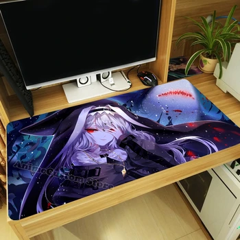 Žaidimas Anime Arknights Specter the Unchained Skadi Large Anti-Slip Mouse Pad Laptop Mice Mat Keyboard Mat Cosplay Playmat Gift